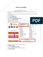 How To Install:: "Microsoft Office Pro Plus - Rar"