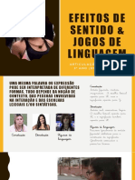 Efeitos de Sentido & Jogos de Linguagem