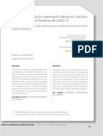 Teletrabajo: Motivación y Desempeño Laboral en Costa Rica en El Contexto de La Pandemia Del COVID-19