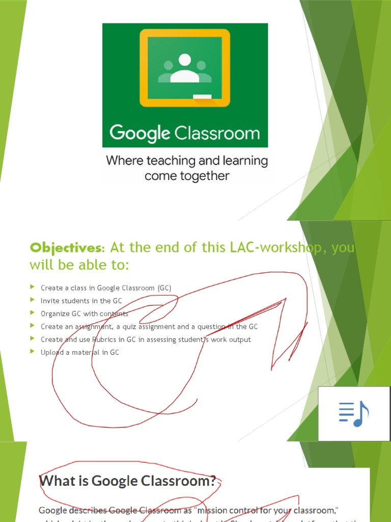 Google Classroom Presentation | PDF | Cyberspace | Communication