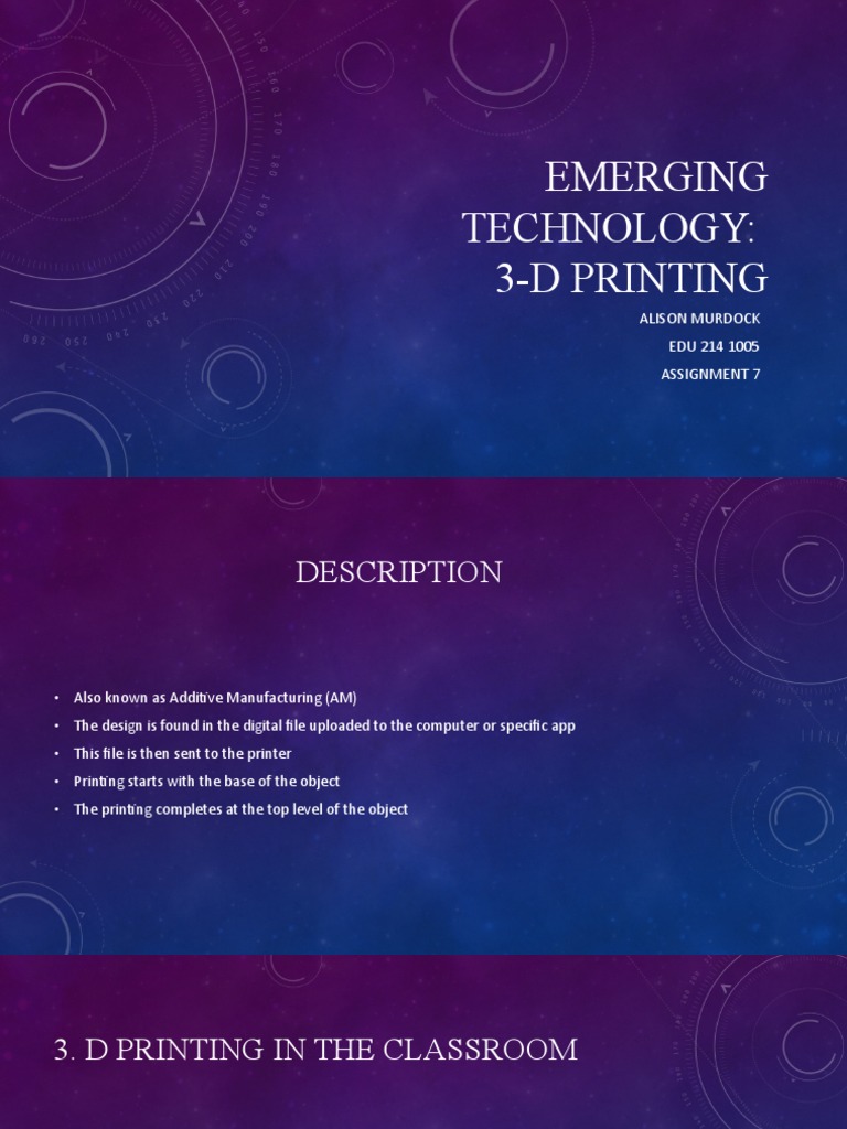 Assignment 7 Emerging Technology | PDF