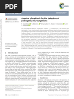 A Review of Methods For The Detection of Pathogenic Microorganisms