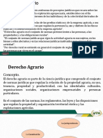 Derecho Agrario Contenido I Parcial. IIIP