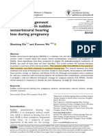 Clinical Management and Progress in Sudden Sensorineural