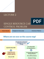 Single Resource Capacity Control (S20)