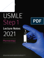 USMLE Step 1 Lecture Notes Pharmacology