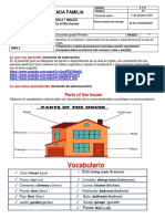 Guia 1 Partes de La Casa Ingles 4p