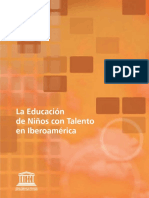 Educación del talento en Iberoamérica UNESCO