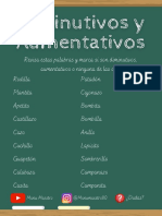 Diminutivos y aumentativos: marca las palabras