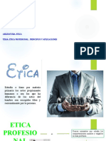 Etica Profesional, Principios y Aplicaciones