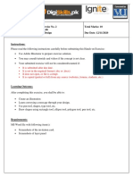 Hands-On Exercise No. 2 Batch-08 Graphic Design Total Marks: 10 Due Date: 12/11/2020