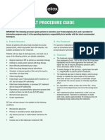 SLT Procedure Guide: A. Patient Selection B. Pre-Treatment