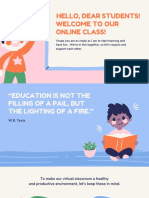 Classroom Reminders & Online Etiquette-PDF