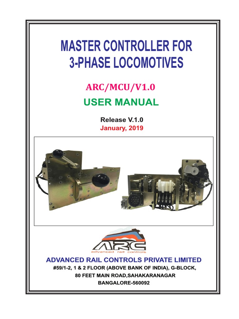 Master Controller for 3-Phase Locomotives | PDF | Switch | Electrical ...