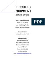 Hercules Equipment: Service Manual