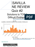 Besavilla Online Review - Quiz #2 Solution To Top 3 Problems