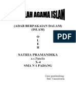 Adab Berpakaian Dalam Islam