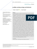 The Evolution of Crocodilian Nesting Ecology and Behavior: Christopher M. Murray - Brian I. Crother - J. Sean Doody