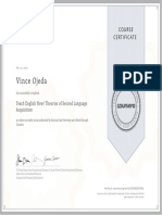 Teach English Theories Second Language Acquisition Course Certificate