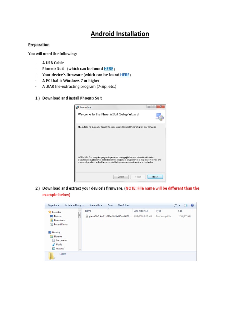 Android Installation: Preparation | PDF