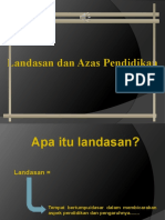 Asas-Asas Pendidikan