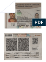 CREDENCIAL DE VOTACIÓN MEXICANA CON DATOS PERSONALES