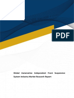Global Automotive Independent Front Suspension System Industry Market Research Report