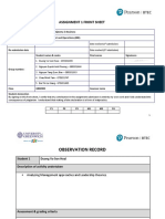 Assignment 1 Front Sheet: Date Received (1 Submission) Date Received (2 Submission)