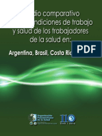 Libro Estudio Comparativo de Las Condiciones de Trabajo y Salud de Los Trabajadores de La Salud en Argentina, Brasil, Costa Rica y Perú-2012 - Ops - Saludtrabajo