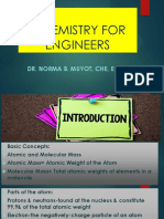 Chemistry For Engineers: Dr. Norma B. Muyot, Che, Edd