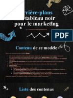 Arrière-Plans de Tableau Noir Pour Le Marketing by Slidesgo