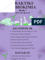 Terbaru - Praktikum Biokimia Kelompok 8B Blok 7 Respirasi