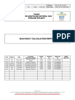 Buoyancy Calculation Report: Tanap Trans Anatolian Natural Gas Pipeline Project