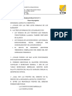 Derecho Romano: Trabajo práctico sobre la Monarquía Absoluta