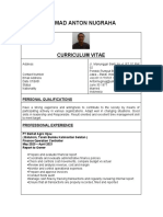 Ahmad Anton Nugraha: Curriculum Vitae