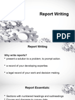 Report Writing