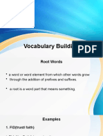 Vocabulary Building