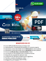 Brochure Valorizacion y Liquidación de Obras (Con Descuento)