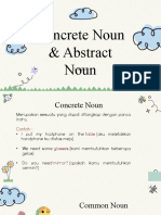 Concrete Noun & Abstract Noun