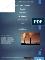 Sergio Andrés Chacón Chalacan Skool Centro Educativo English Level A 2.4 Air Pollution Environment 2021