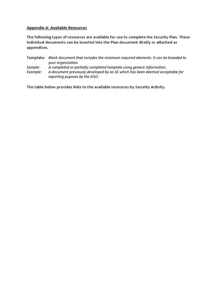 Appendix A: Available Resources | PDF | Business | Finance & Money ...