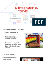 Praktik Penulisan Iklan Televisi 2