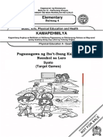 PE4 - Q1 - W5 - Pagsasagawa NG Ibat Ibang Kakayahang Nauukol Sa Larotarget Games Pagsasagawa NG Ibat Ibang Kakayahang Nauukol Sa Larotarget Games