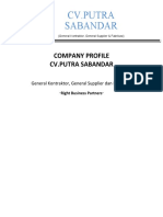 Adoc - Pub Company Profile Cvputra Sabandar