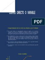 Costeo Directo o Variable