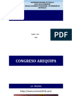 Datos Del Congreso Arequipa
