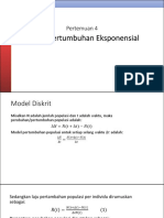 PeMat - 4 - Model Pertumbuhan Eksponensial