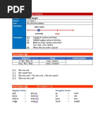 Narrative Tenses (Past Tenses) Tense Form Use Timeline