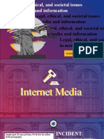 Legal, Ethical, and Societal Issues in Media and Information