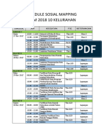 Schedule Sosial Mapping